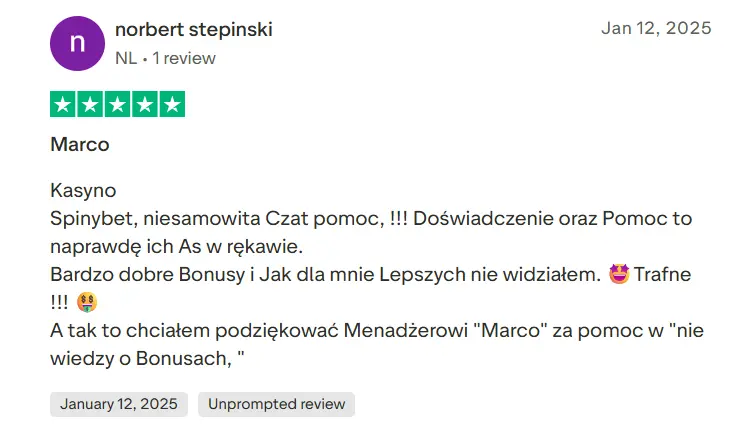 spinybet kasyno opinie