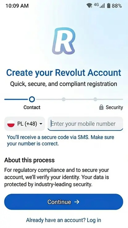 revolut utworzenie profilu