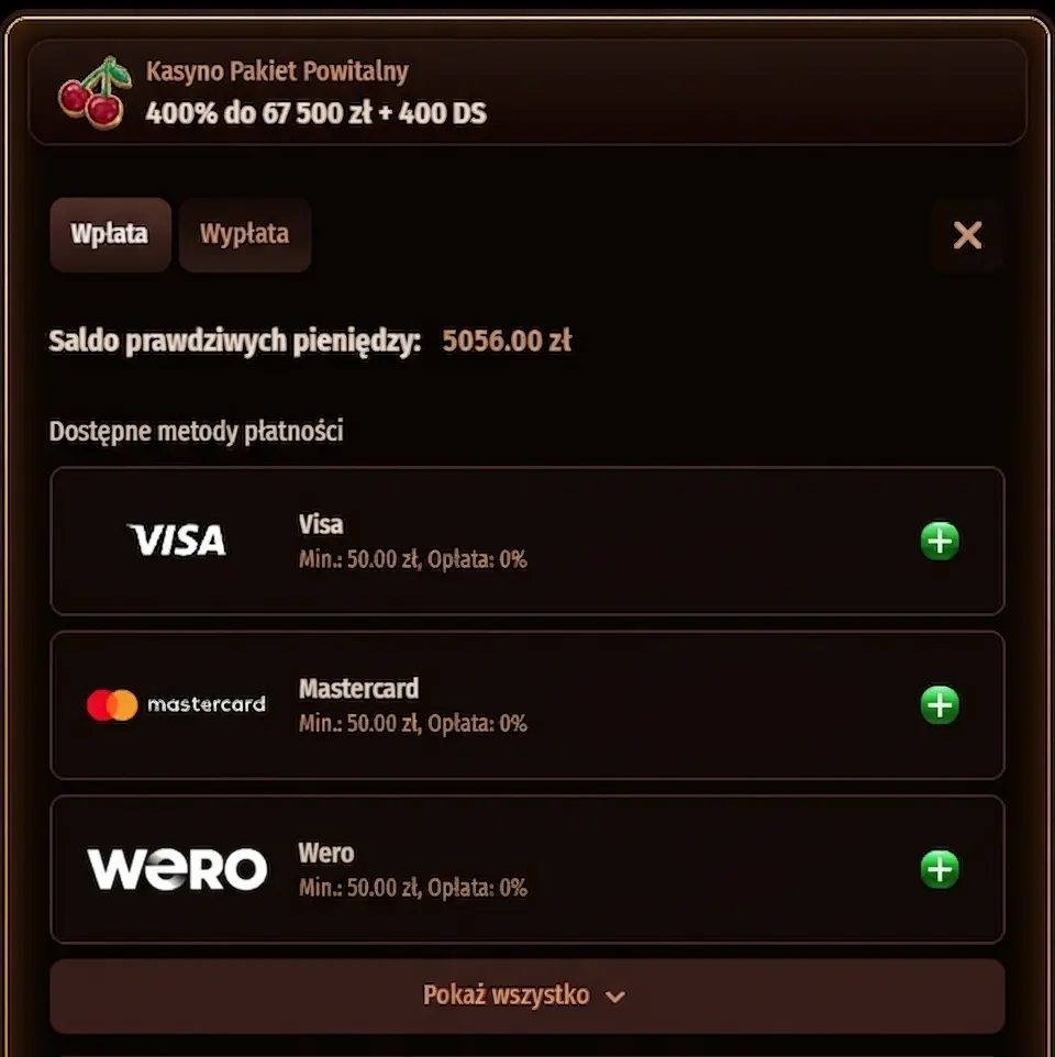 wero wypłaty